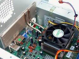 Fan cooler clasico con Heat Pipe